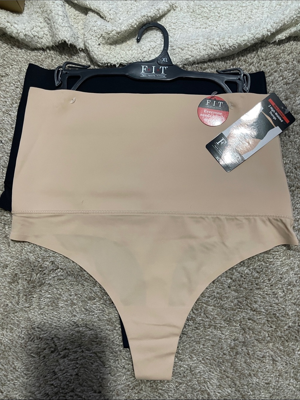 NWT- F.I.T.- XL. High Waisted Shaping Thong